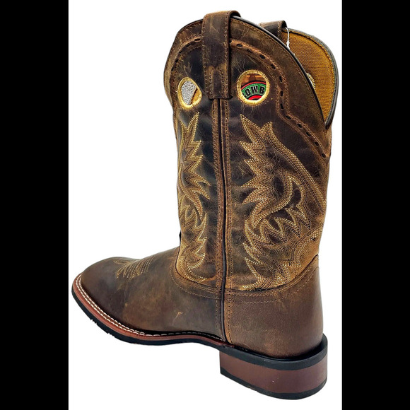 Laredo Men's Mid-Calf Leather Boots Kane Tan - Extra Wide - Picture 3 of 3